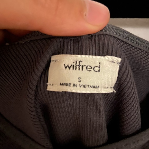 Aritzia Wilfred Danette Bodysuit in Size Small, Color Gray - Picture 3 of 7